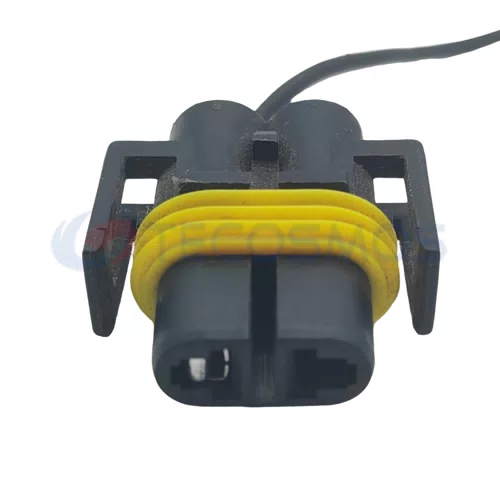 Auto Parts 2-Pin Female CT2-0004M-2 Lamp Plug H8H11 Fog Lamp Connector for Cars Copper ABS Nylon Material for Wire Connections